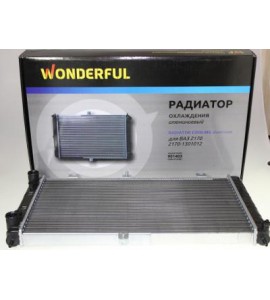 Радиатор охлаждения ВАЗ 2170 Приора алюм  2170-1301012