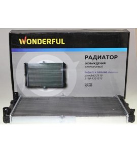 Радиатор охлаждения ВАЗ 2110 алюм универсал 2110-1301012